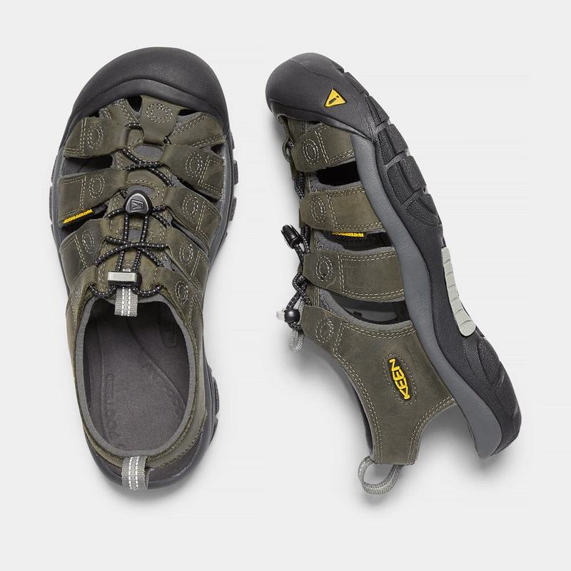 Keen Newport Mens Sandals Olive Sale (6190-KFAYX)